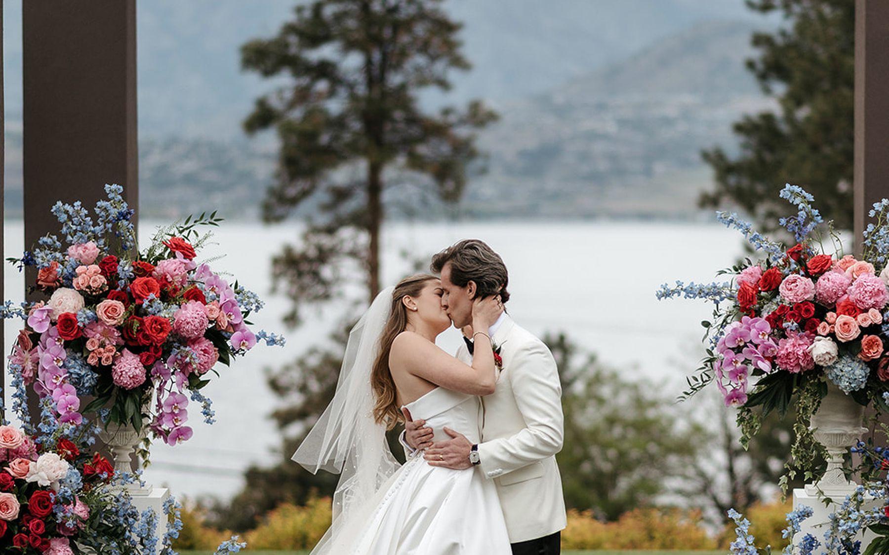 Bride with bouquet
