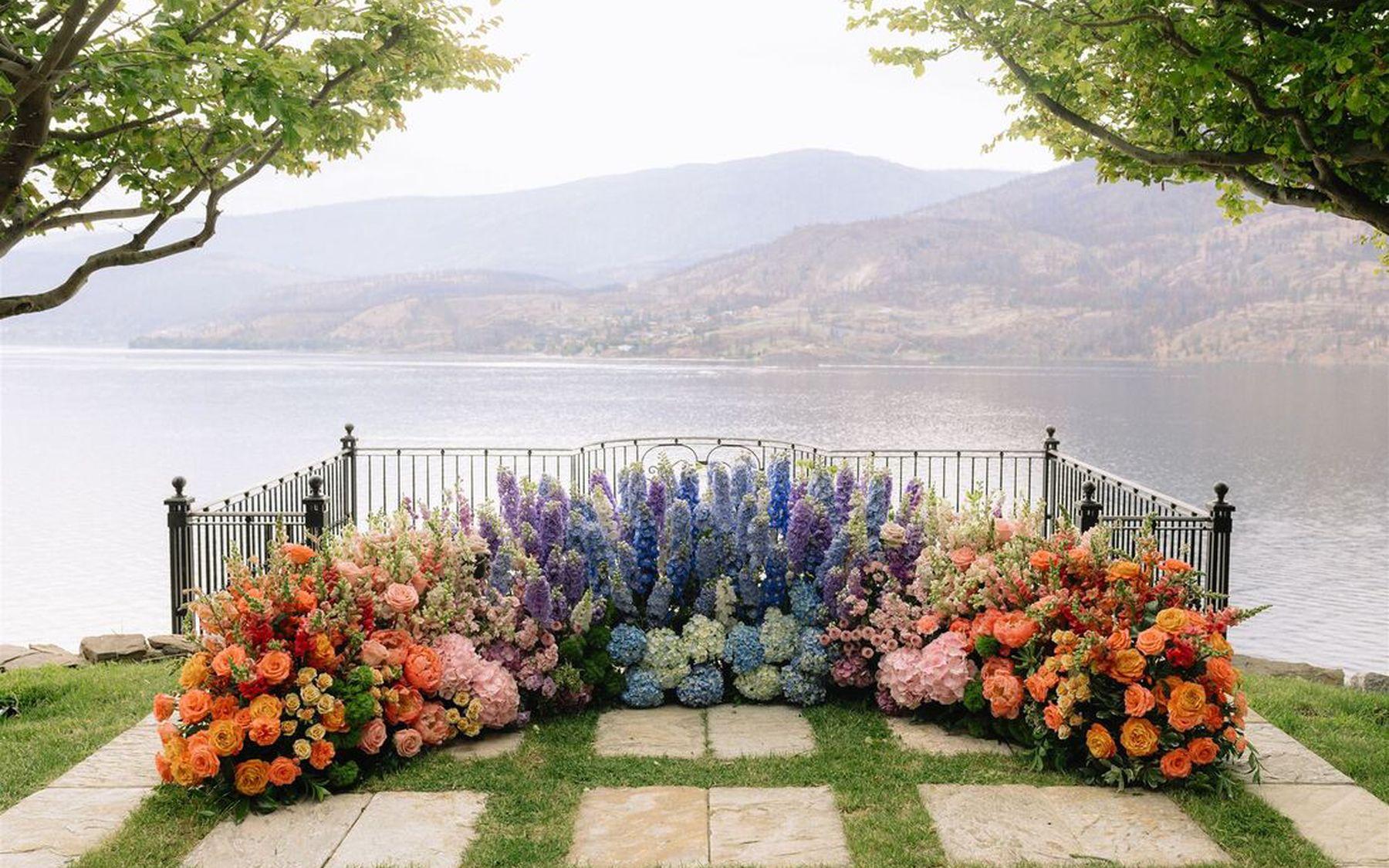 Floral reception design